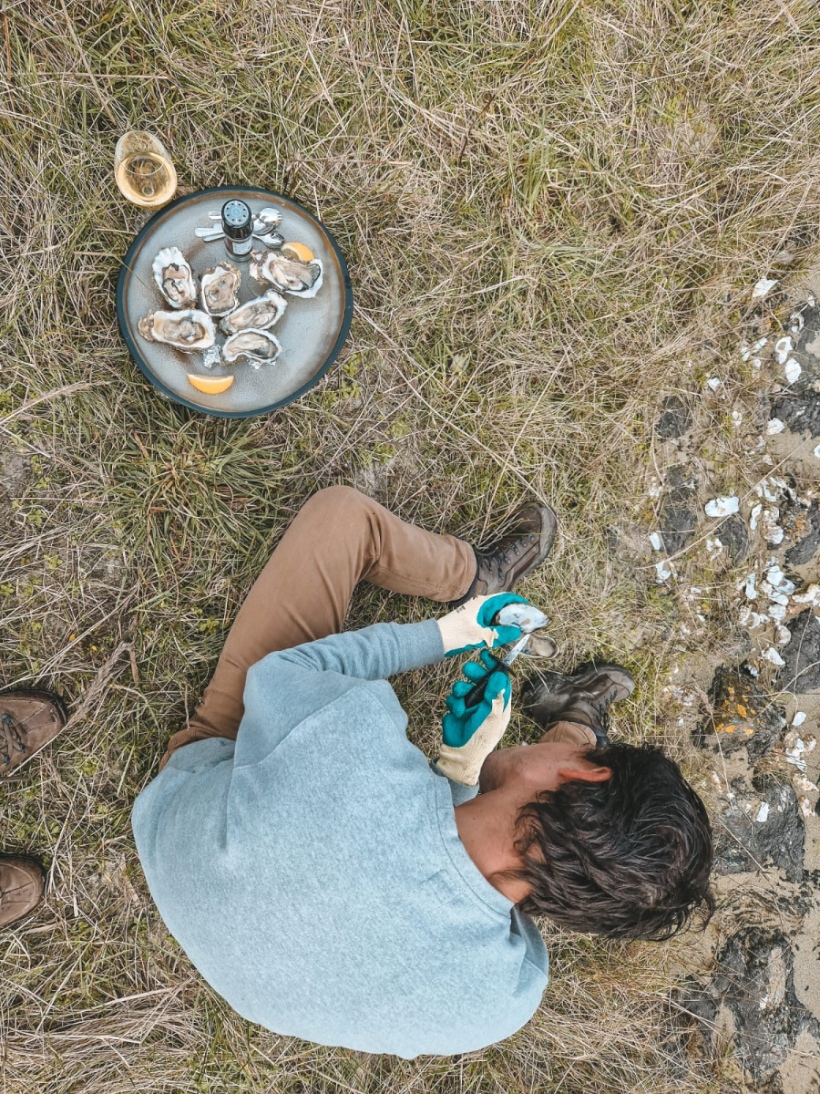 gratis oesters plukken 