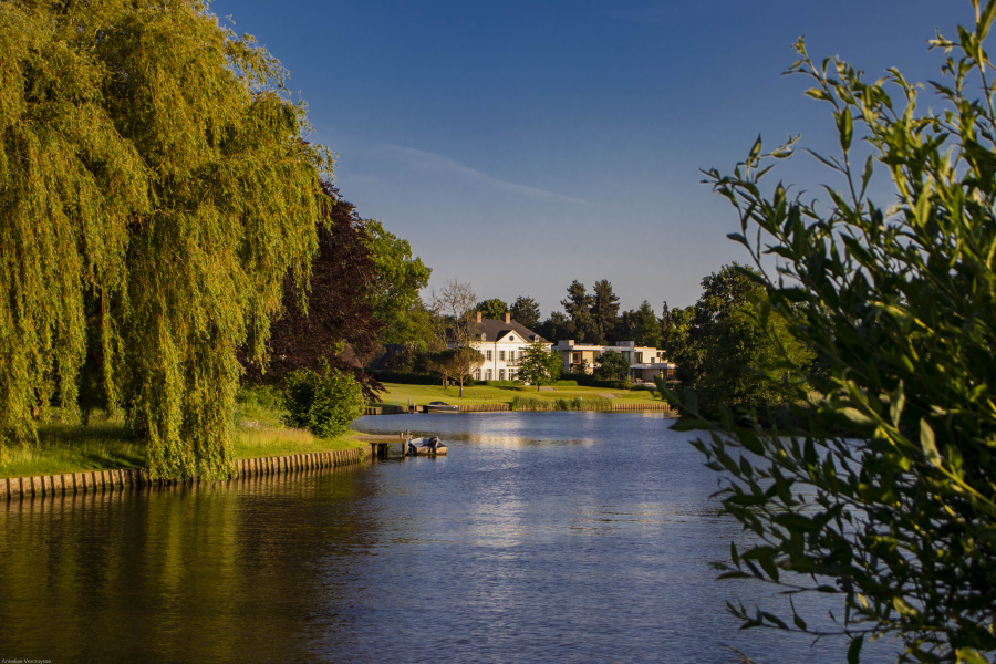 wandelen langs de Leie