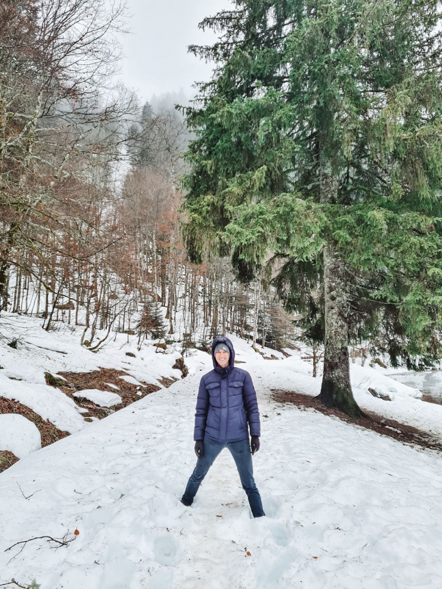 wandeling sneeuw Vogezen 